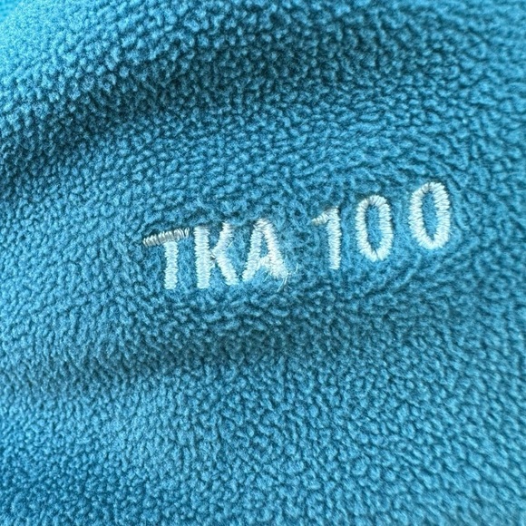 The North Face Teal Hooded Zip Fleece Jacket TKA 100 Sz XL - Picture 5 of 13